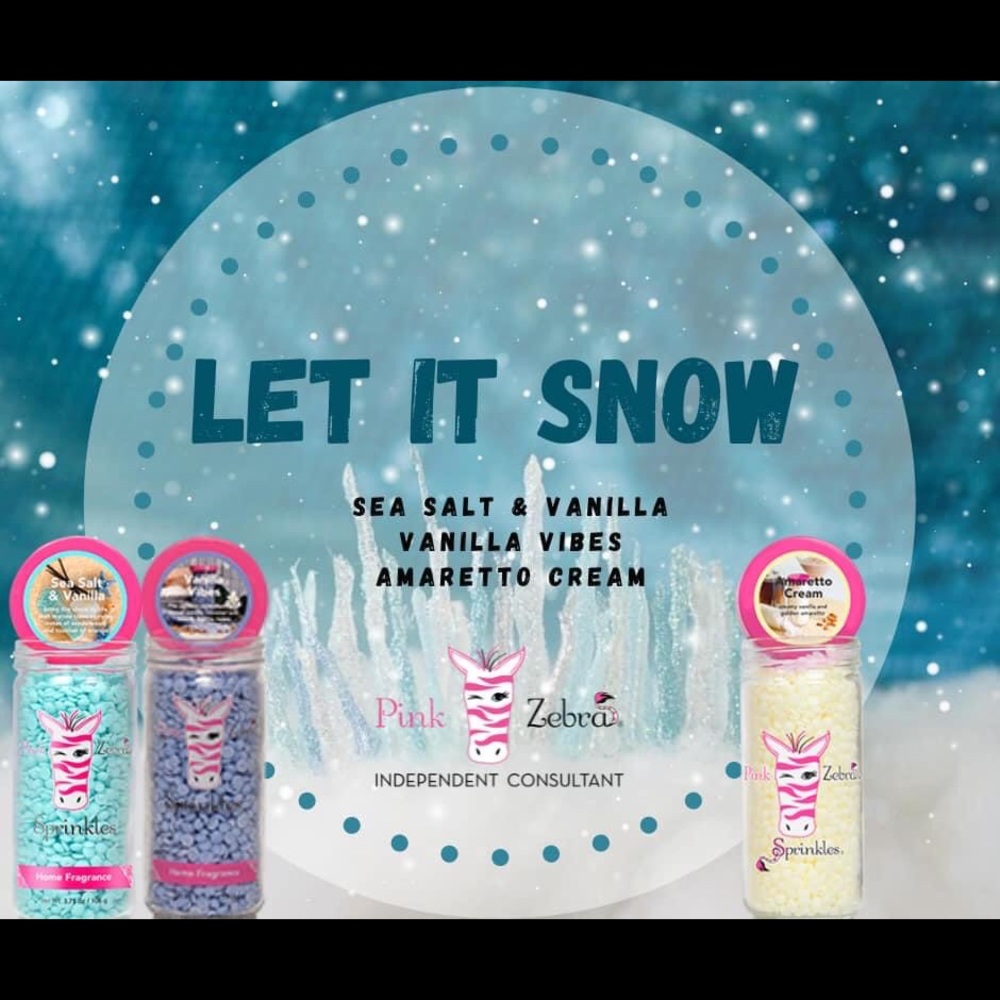 Pink Zebra Sprinkles ‘Let It Snow’